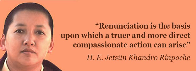Message of H.Em. Jetsün Khandro Rinpoche (November 21, 2010)