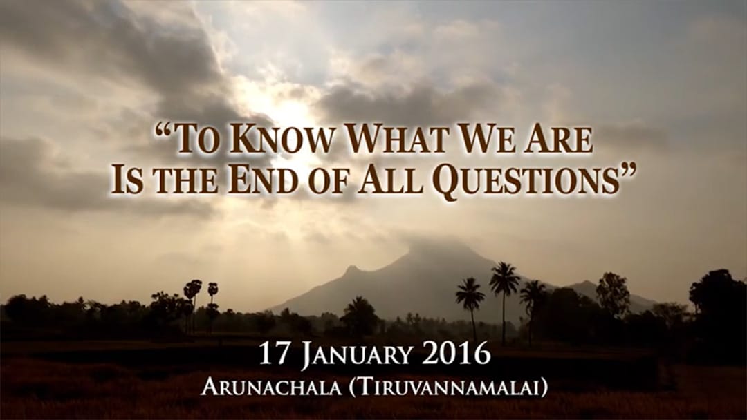 To Know What We Are Is the End of All Questions